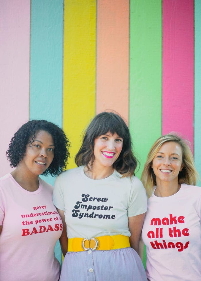 Never underestimate the power of a badass shirt from Dear Handmade Life